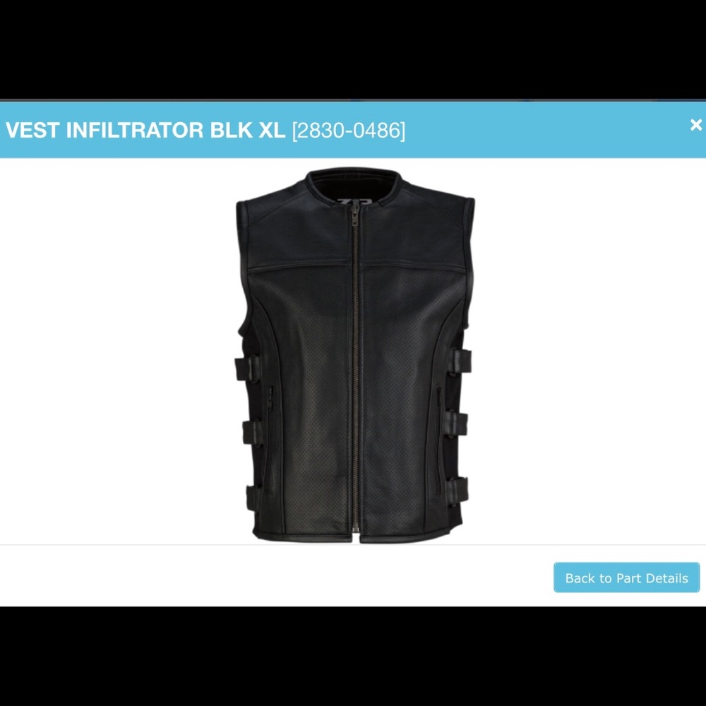 Men’s Leather Vest